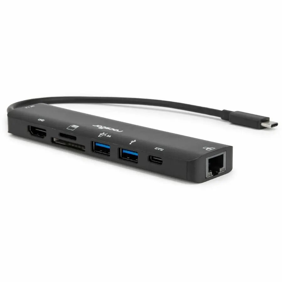 Rocstor Y10A310-S1 Premium Docking Station with 4K HDMI, USB-A, Ethernet, SD Card Slots, and Power Delivery