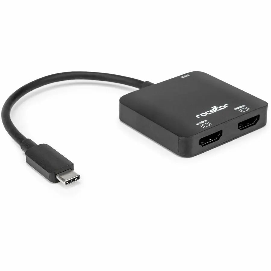 Rocstor Premium USB-C to Dual HDMI 4K@60Hz Adapter with 100W Power Delivery - Y10A324-B1