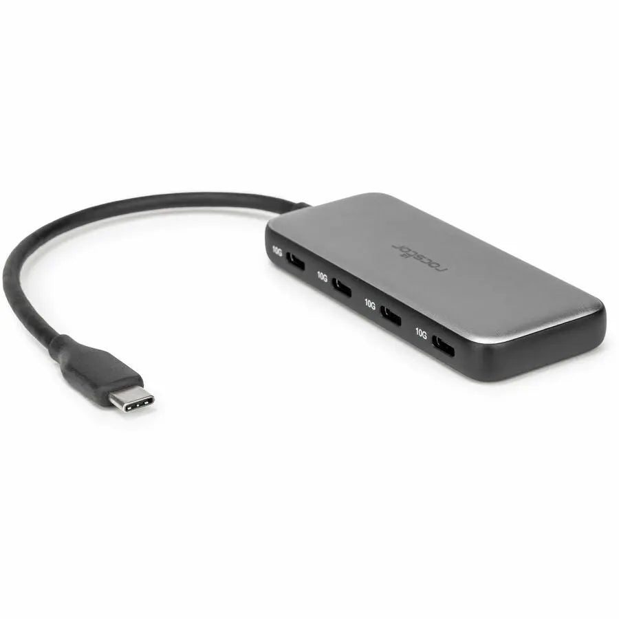 Rocstor Premium USB-C Hub Y10A317-S1 - Quad USB-C 3.1 Gen2 10Gbps Data Transfer & Charging Station