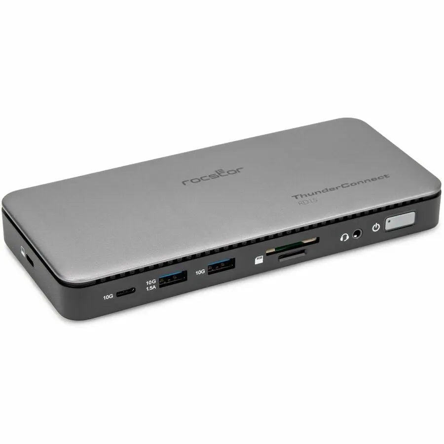 Rocstor Premium RD15 USB-C 11-in-1 Triple Display Docking Station with DisplayPort 1.4 Alt Mode