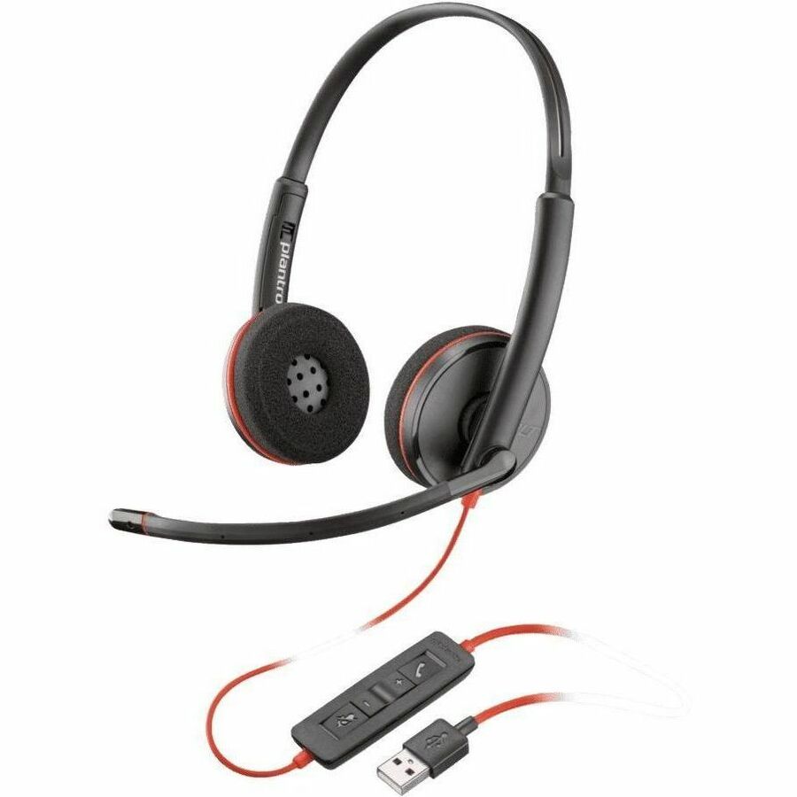 HPI SOURCING - NEW Blackwire 3220 Stereo USB-A Headset for Business Communication