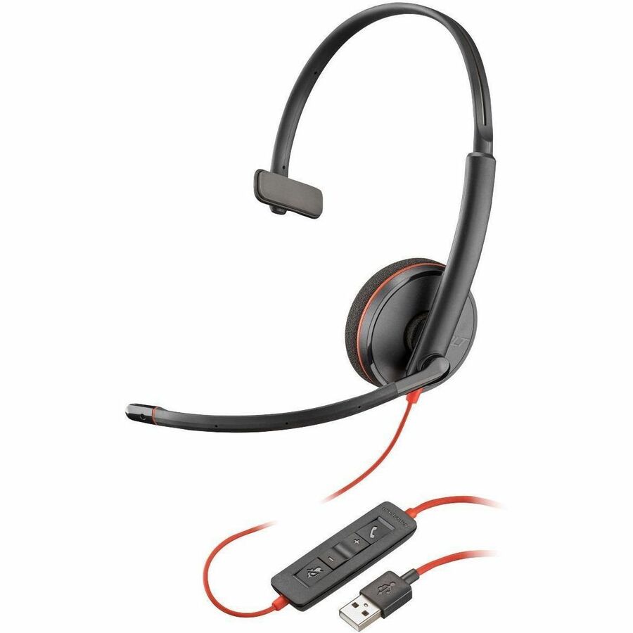 HPI SOURCING - NEW Blackwire 3210 Monaural USB-A Headset for Mac and Meeting Use