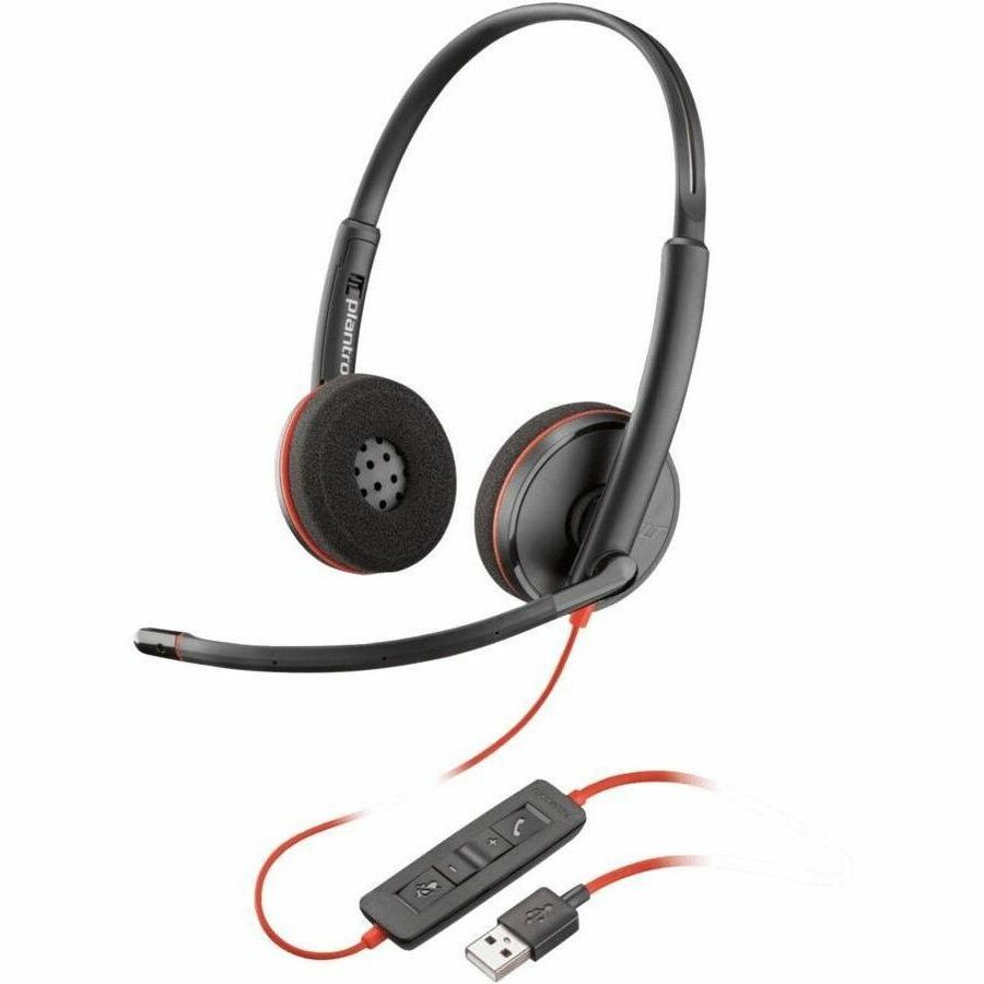 HPI SOURCING - NEW Blackwire 3220 Stereo USB-A Headset with Noise Cancellation and Comfort Fit for Mac