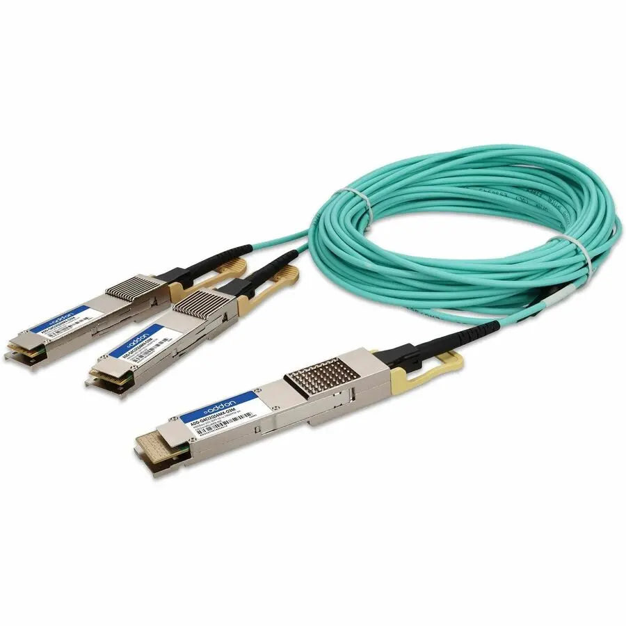 AddOn Cisco QDD-400-AOC3M to Mellanox MFS1S00-H003E 3m Active Optical Network Cable