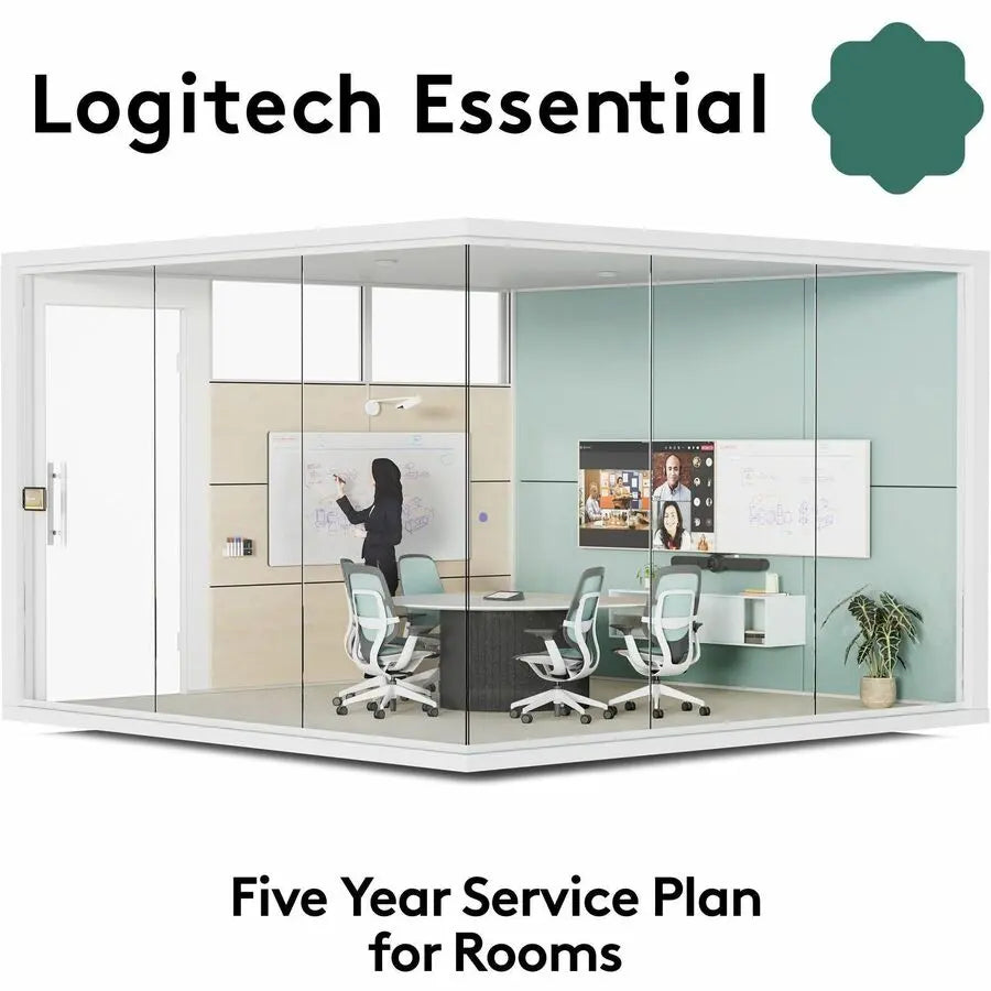 Logitech ESSENTIAL FOR ROOMS 5-Year Service Plan with Remote Management and Room Booking