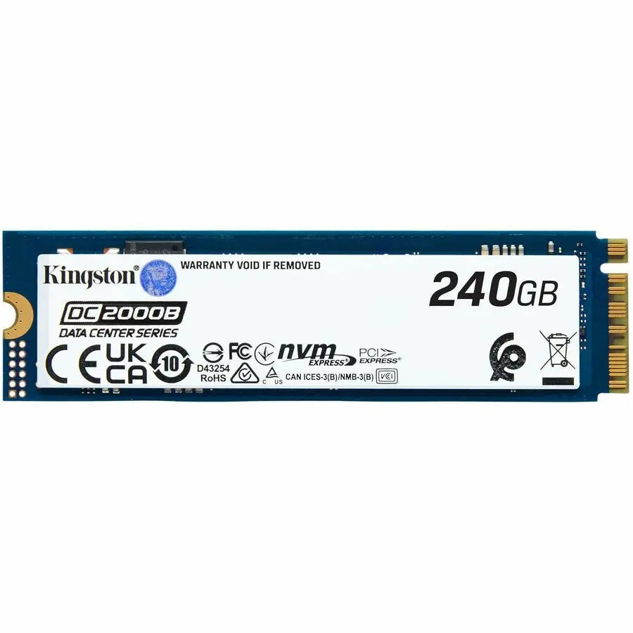 Kingston DC2000B PCIe 4.0 NVMe M.2 SSD 240GB for Server Applications