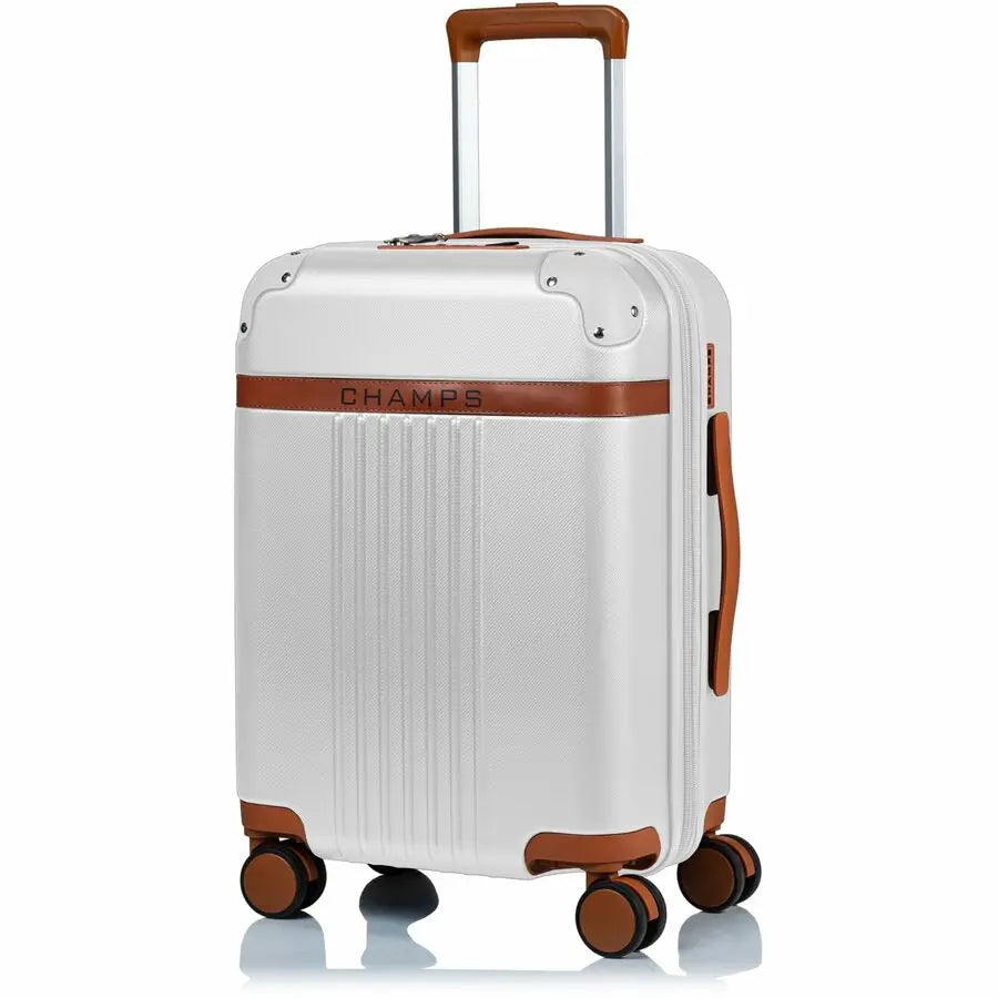 Champs International Vintage Collection Hardside Carry-on - Ivory