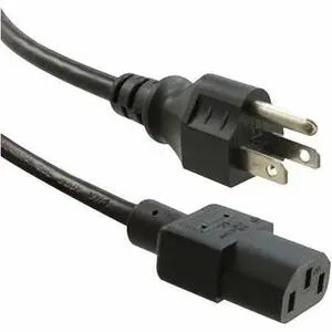 ENET CABLES Standard Power Cord N515-C13-15A-RD-6F-ENC — 6 ft, Red, NEMA 5-15P to IEC 60320 C13, 14-Gauge, 15A