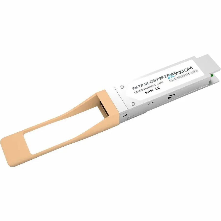 Axiom FN-TRAN-QSFP28-ER-AX 100GBASE-LR4 QSFP28 Transceiver Module for High-Speed Data Networking