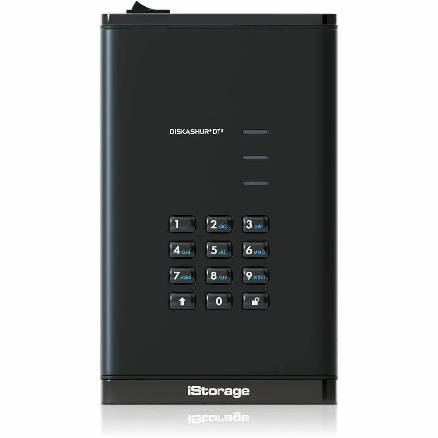 iStorage diskAshur DT3 14TB Portable External Hard Drive with FIPS 140-3 Level 3 Certification