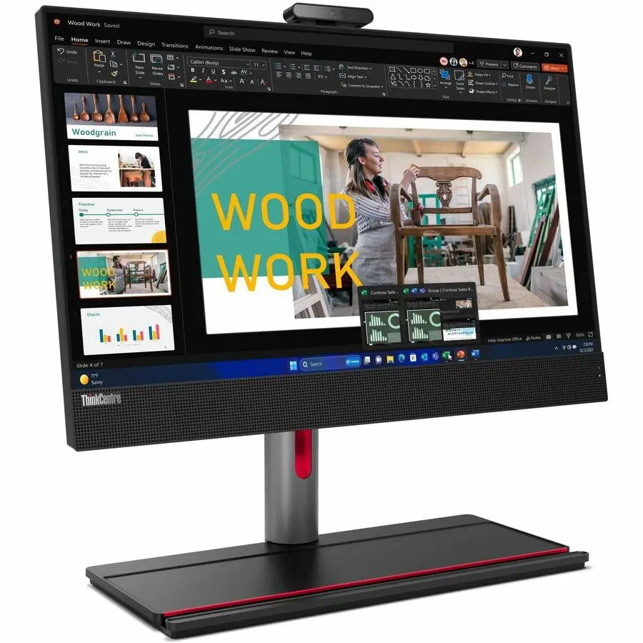 Lenovo ThinkCentre M90a Gen 5 All-in-One Desktop with Intel Core i7-14700 and 23.8-Inch Display