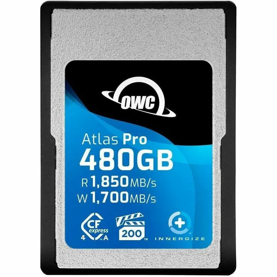 OWC Atlas Pro 480GB CFexpress Type A Memory Card – High-Speed 1850MB/s Read & 1700MB/s Write for Professional Photography & Videography