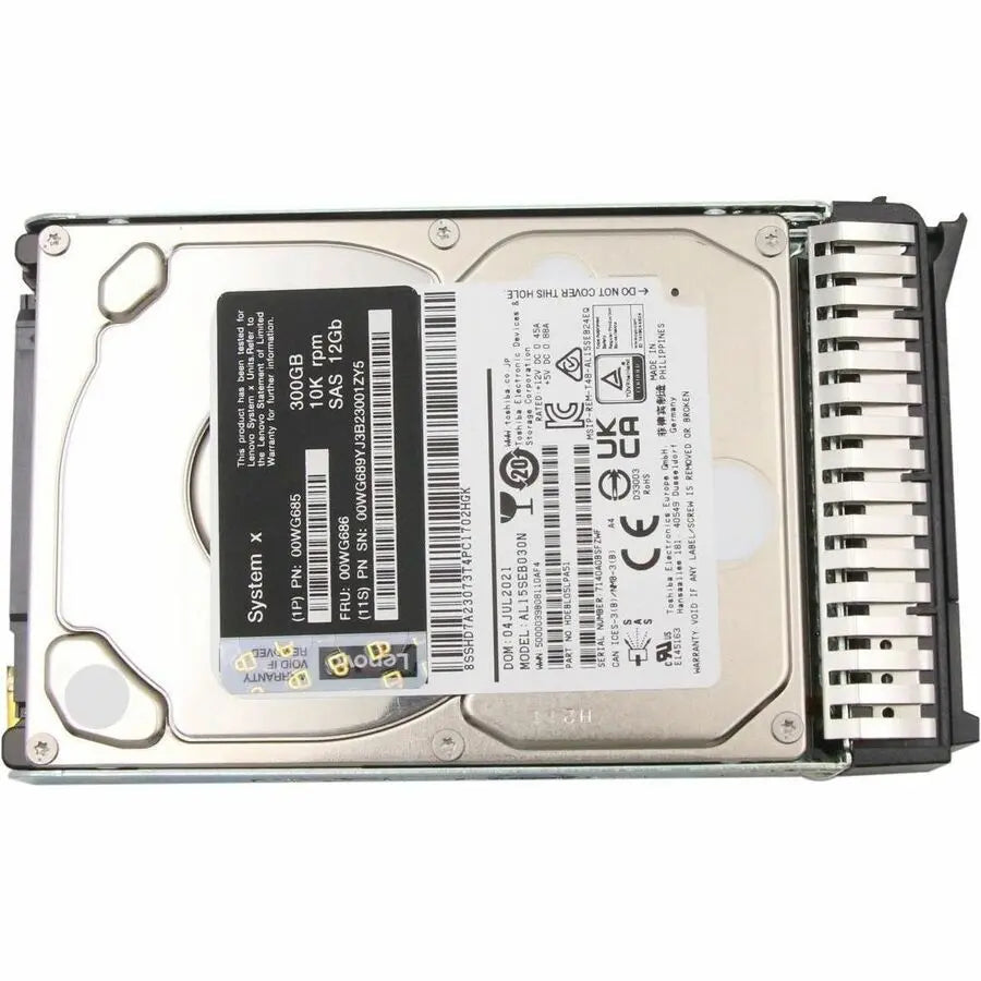 Lenovo 300 GB Hard Drive - 2.5" Internal - SAS (12Gb/s SAS)