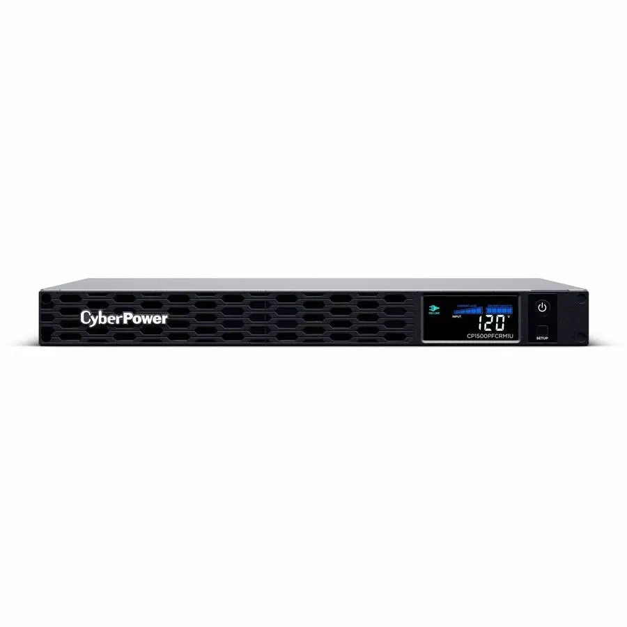 CyberPower CP1500PFCRM1U PFC Sinewave Rackmount UPS System with 1500VA, 900W Capacity and Line-Interactive Topology