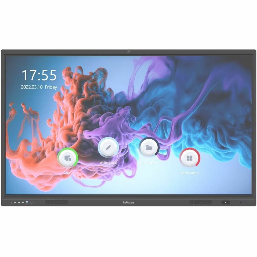 InFocus JTouch IN7513 Collaboration Display – 75-inch Android 13 Interactive Touchscreen with AI Camera and USB-C Connectivity