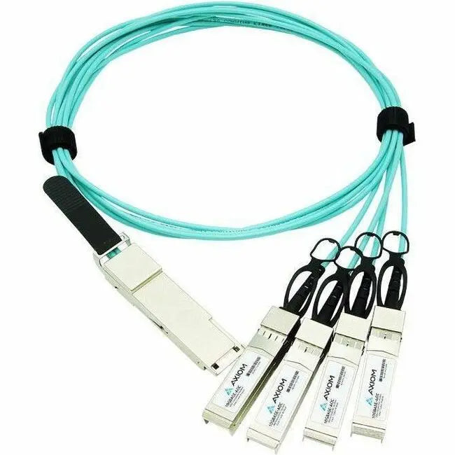 Axiom 100GBASE-AOC QSFP28 to 4 SFP28 Active Optical Cable - 10m, Dell Compatible