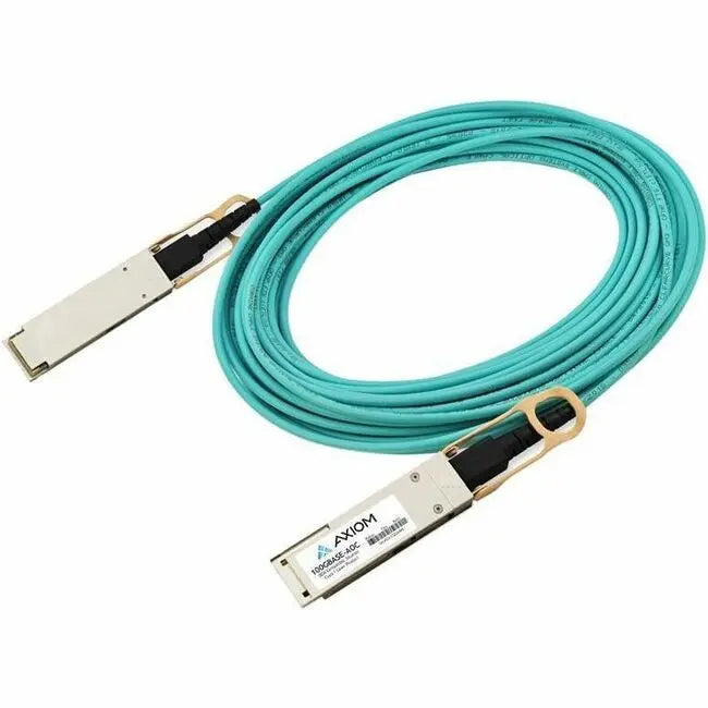 Axiom MFS1S00-H015V-AX 15m 200GBASE-AOC QSFP56 Active Optical Cable for Mellanox Compatibility