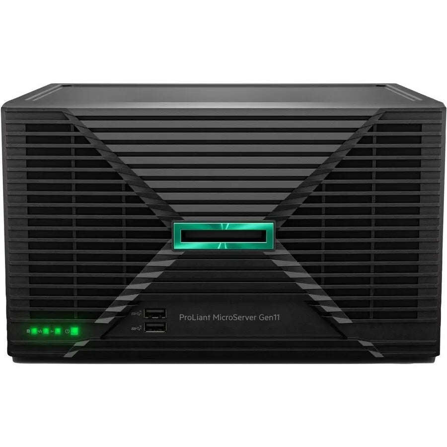 HPE ProLiant MicroServer Gen11 Ultra Micro Tower Server with Intel Pentium Gold G7400, 16GB RAM, and 1TB HDD
