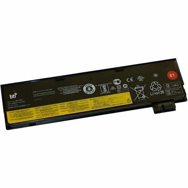 BTI 4X50M08810-BTI 11.4V 24Wh 3-Cell Li-Ion Battery for Lenovo ThinkPad T470, T480, T570, T580 and P51s