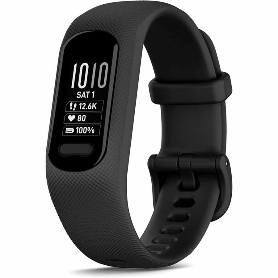 Garmin vívosmart 5 Smart Band with Heart Rate Monitor and GPS - Black Silicone Strap