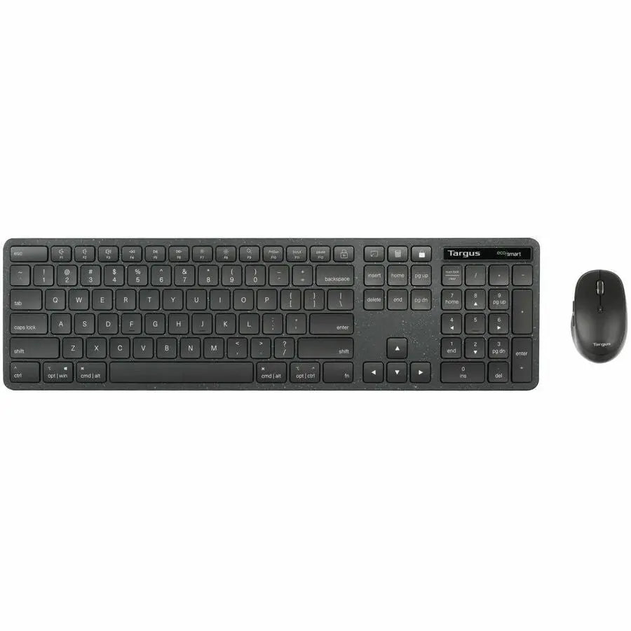 Targus AKM626USZ Wireless EcoSmart Keyboard and Midsize Mouse Combo with Antimicrobial Protection