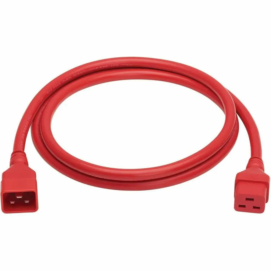 Eaton Tripp Lite Series P036-006-ARD Power Extension Cord with C20 to C19 Connector, 6 ft, Red Jacket