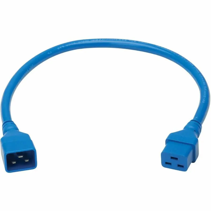 Eaton Tripp Lite Series P036-002-ABL Power Extension Cord, 2 ft, Blue, C20 to C19