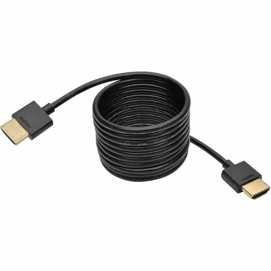 Eaton Tripp Lite Series P569-010-SLIM HDMI A/V Cable – Slim 4K HDMI Cable with Ethernet for Home Theater & Digital Signage
