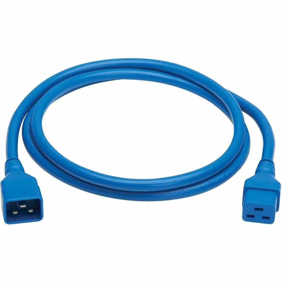 Eaton Tripp Lite Series P036-006-ABL Power Extension Cord with C20 to C19 Connectors, 6 ft., Blue Jacket