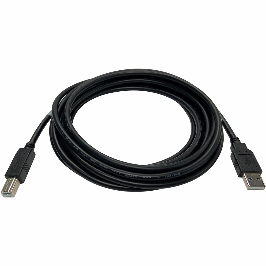 Black Box USB 2.0 Cable - Type A to Type B, Male/Male, Black