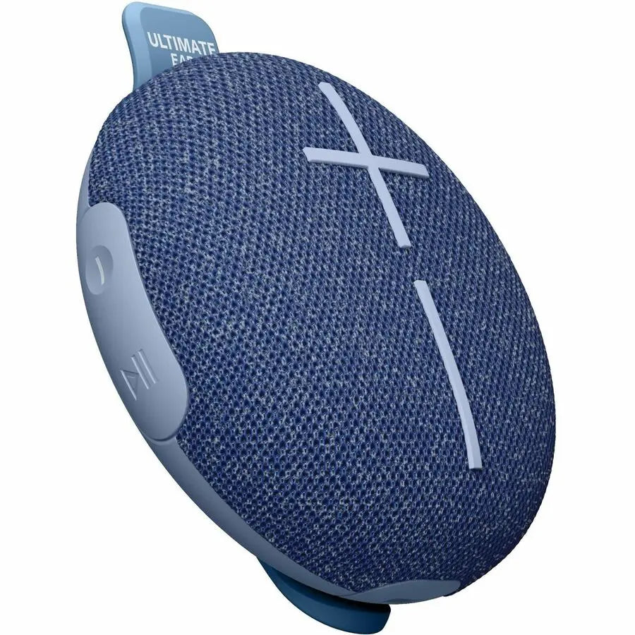 Ultimate Ears MINIROLL Wireless Bluetooth Speaker in Majestic Blue with IP67 Waterproof Rating