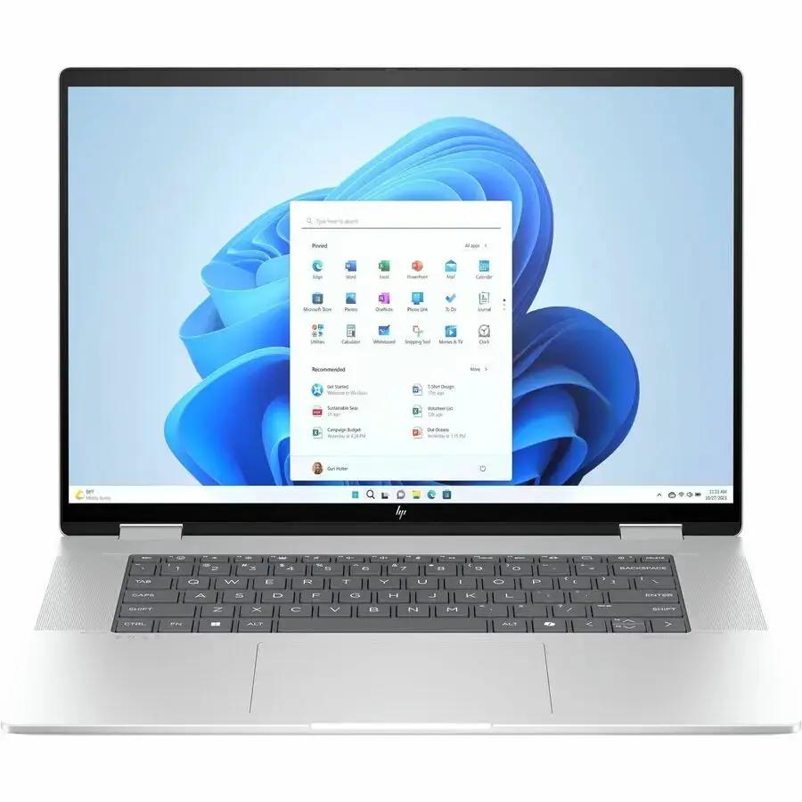 HP ENVY x360 16-ac0023dx 16-Inch Touchscreen Convertible 2-in-1 Laptop with Intel Core Ultra 7 Processor and 16GB RAM in Glacier Silver by HP Inc.