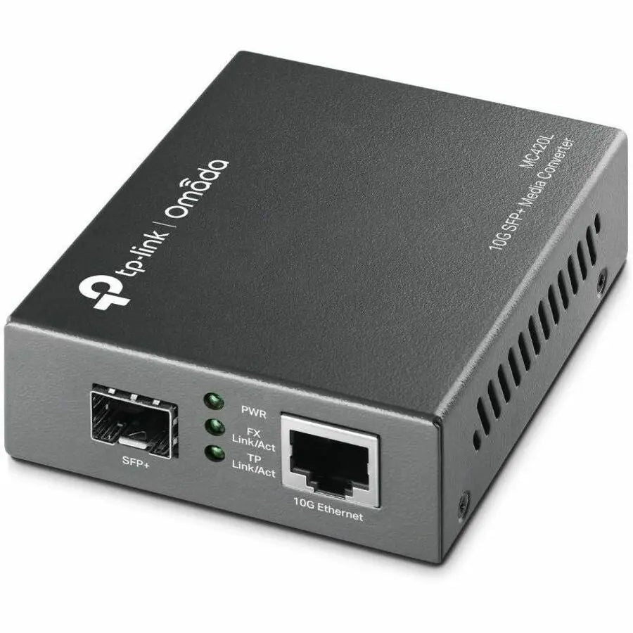 TP-Link MC420L Omada 10G Multi-Gigabit SFP Media Converter for Fiber and Copper Networks