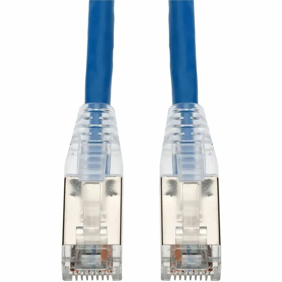 AddOn 4ft Blue CAT 6A Shielded PVC Ethernet Cable Snagless RJ-45 M/M