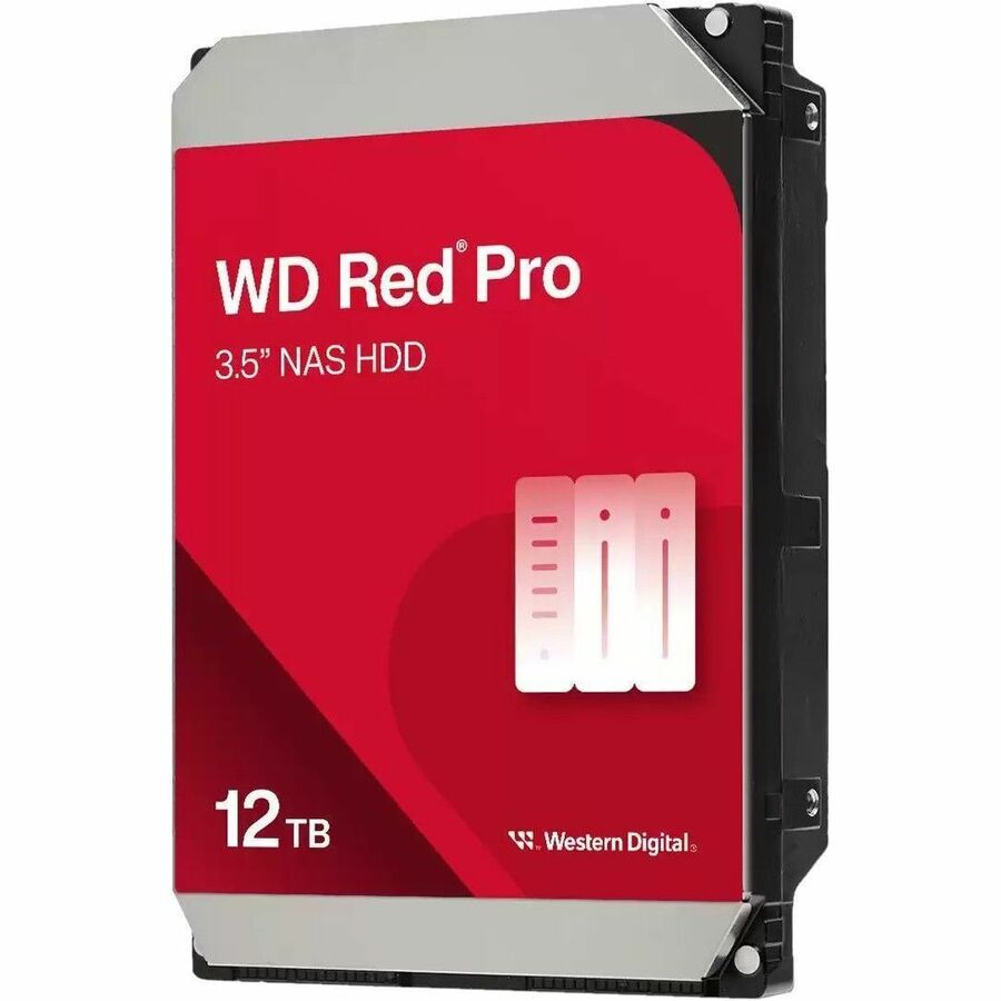 Western Digital Red Pro WD122KFBX 12TB Internal Hard Drive, 3.5-Inch SATA 6Gb/s