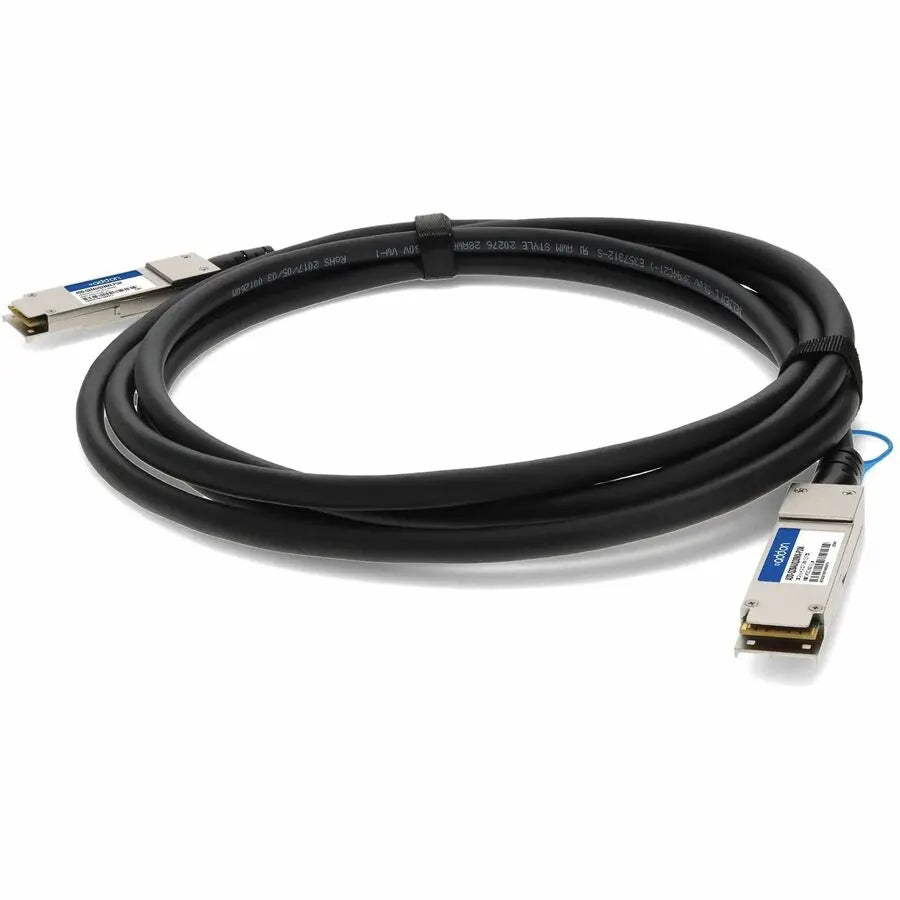 AddOn R0Z25A/MCP1600-C001 Compatible 100GBase-CU QSFP28 to QSFP28 Passive Direct Attach Cable, 1 Meter
