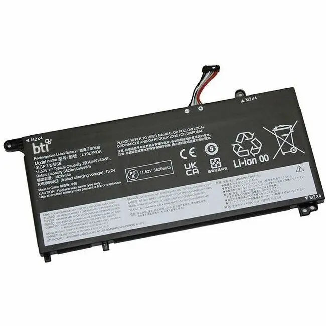 Battery Technology Inc. 5B10Z21197-BTI Laptop Battery for Lenovo ThinkBook 14 G4 & G5 Series, 11.58V 44Wh Li-Ion, 3 Cell Replacement
