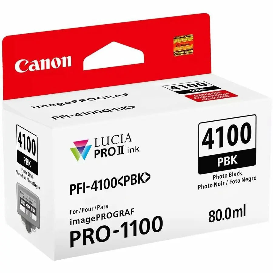 Canon PFI-4100 Photo Black Lucia PRO II Ink Tank for imagePROGRAF PRO-1100