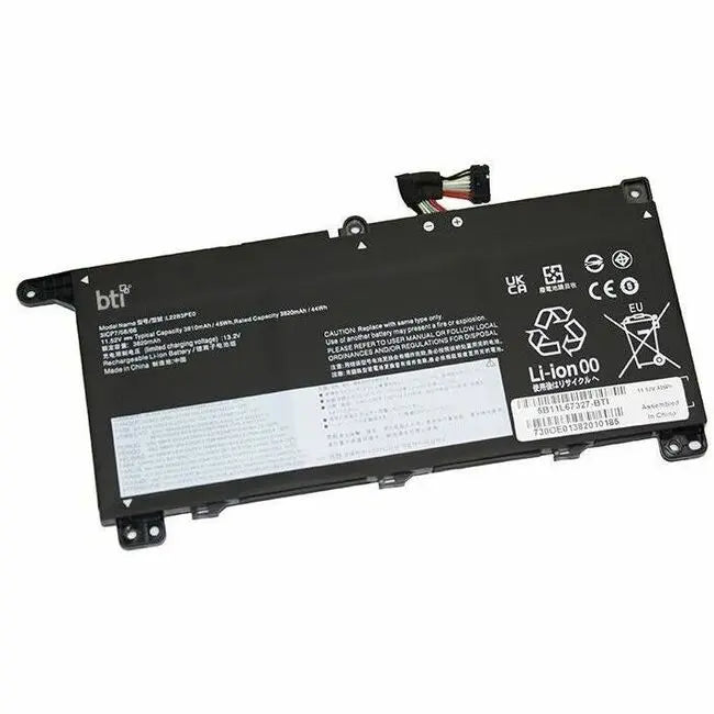 BTI 5B11L67327-BTI Battery for Lenovo ThinkBook 14 G6 and G7 Series – 11.52V 45Wh 3-Cell Li-Ion Replacement