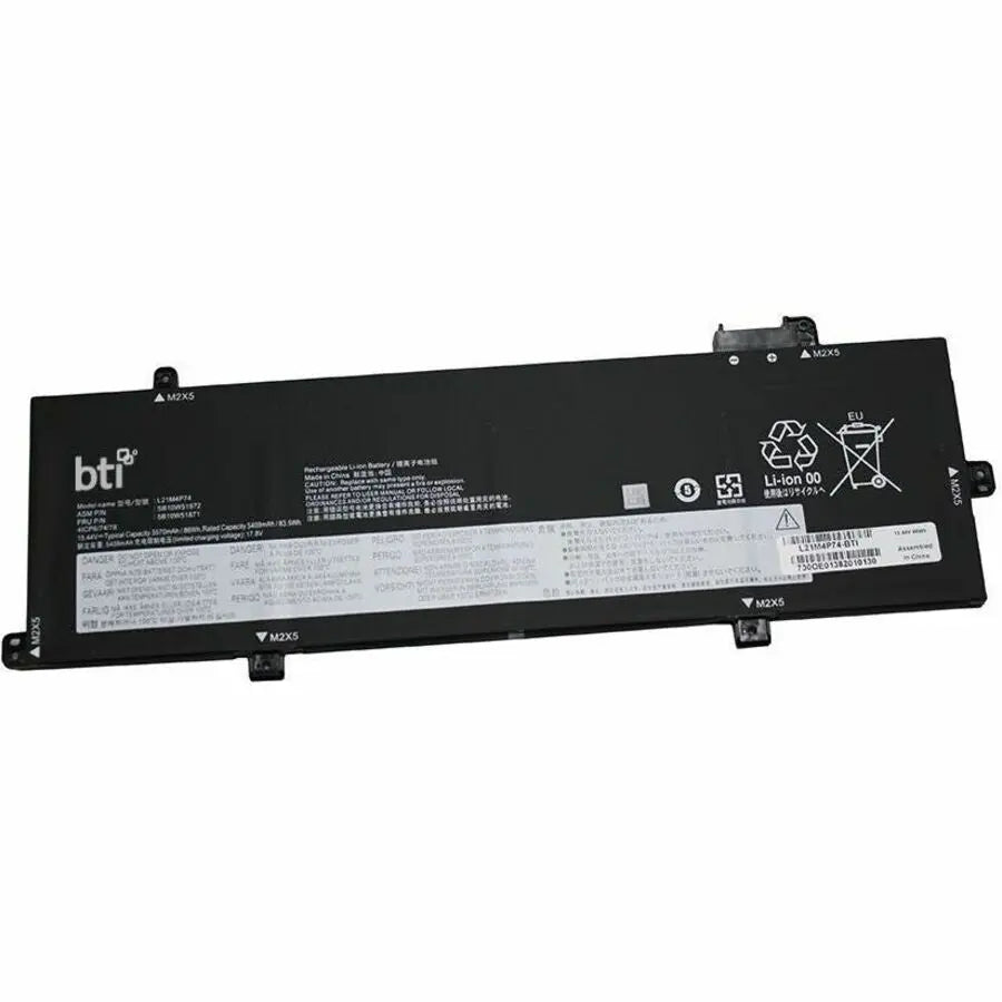 BTI L21M4P74-BTI 86Wh Lithium-Ion Battery for Lenovo ThinkPad P16S & T16 Series