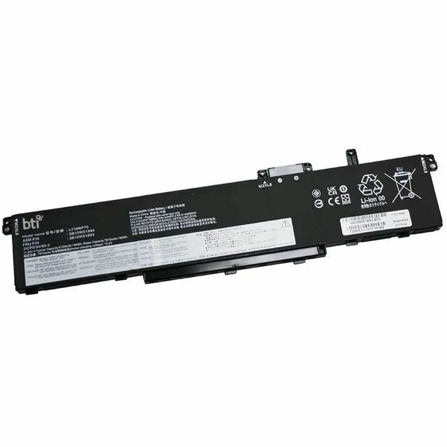 BTI 5B10W51893-BTI 6-Cell 11.52V Lithium-Ion Battery for Lenovo ThinkPad P16 Series