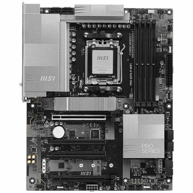 MSI X870-P WIFI Gaming Desktop Motherboard - AMD X870 Chipset, Socket AM5, ATX Form Factor