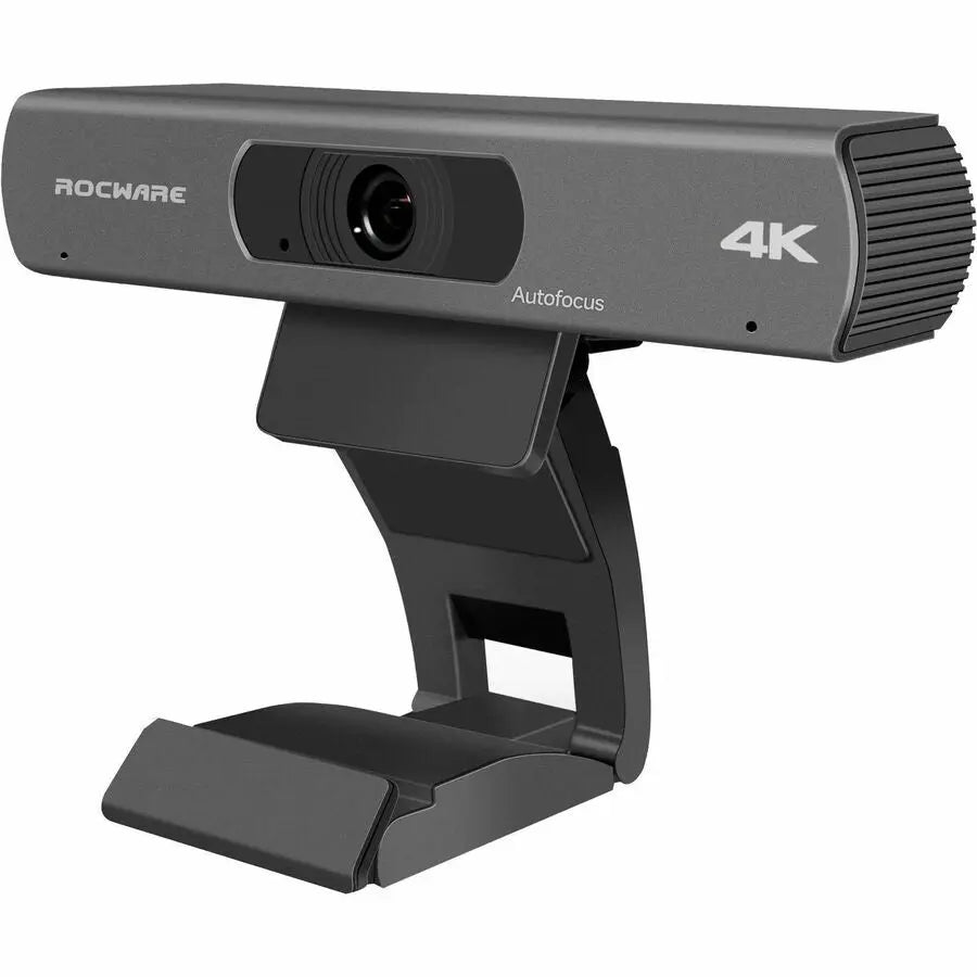 ROCWARE RC18 4K USB Webcam with AI Tracking, Auto Framing, and Wide Field of View