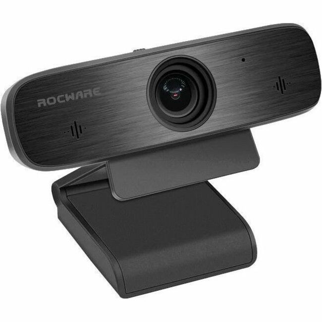 ROCWARE RC19 Webcam - 2.1 Megapixel Full HD USB Camera with 90° Wide Angle and Dual Microphones
