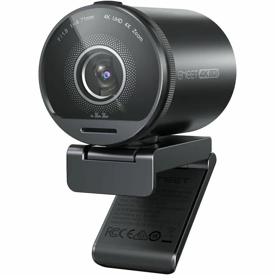 EMEET SmartCam S800 4K Webcam with Sony 1/2" Sensor, HDR, Dual Autofocus, and Noise-Canceling Microphones for Streaming and Video Conferencing