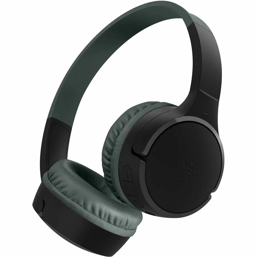 Belkin SOUNDFORM Mini Wireless Bluetooth On-Ear Headphones for Kids with Microphone - Black