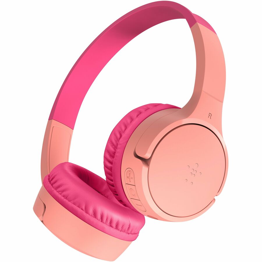 Belkin SOUNDFORM Mini Wireless Bluetooth Headset for Kids, Pink, AUD002btPKV3