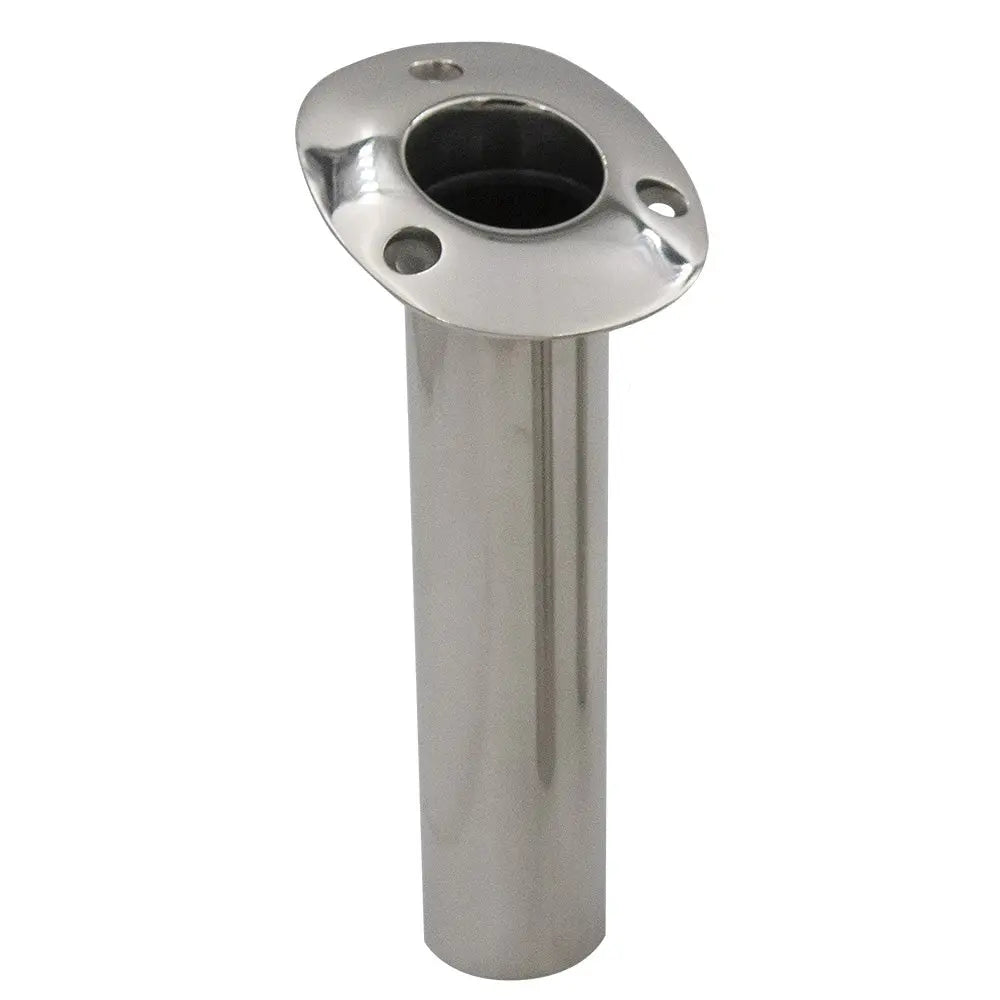 C.E. Smith 53672NA Flush Mount Rod Holder - 30 Degree with Black Liner