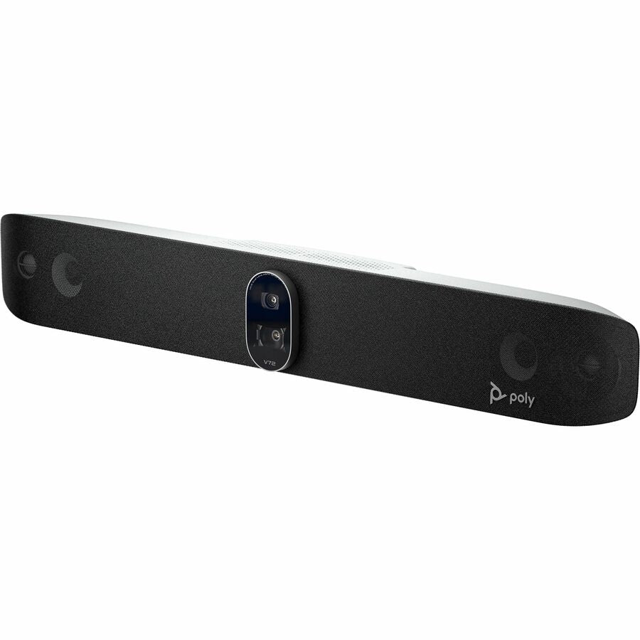 Poly Studio V72 USB Video Bar by HP Inc. – 20MP 4K Conference Camera for Large Rooms