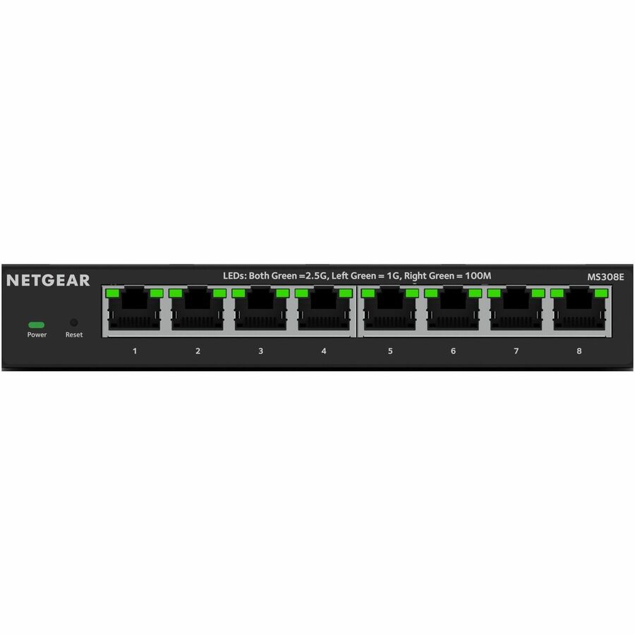 Netgear MS308E Ethernet Switch – 8-Port 2.5G Multi-Gigabit Network Switch with Layer 3 Support
